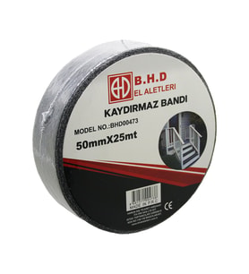 Lunaev 50 mm X 25MT Kaydırmaz Siyah Bant Yapıştırıcı Ve Bantlar