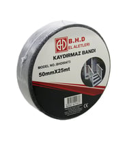 Lunaev 50 mm X 25MT Kaydırmaz Siyah Bant Yapıştırıcı Ve Bantlar