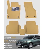SEAT ATECA (2020-2025) Uyumlu EVA Paspas Tam Set–Oto Paspas,Araca Özel,Kolay Montaj