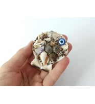 Magnet Deniz Kabuklu Buzdolabı Süsü Nazar Boncuklu Deniz Plaj Magnet