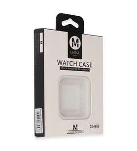 Movenchy Apple Watch Ultra 49mm Bondy Kasa Koruyucu - Beyaz