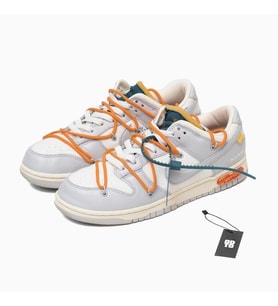 Nike Dunk Low Off-White Lot 44 (Beyaz)