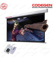 CODEGEN EX20 200x200 Motorlu Projeksiyon Perdesi