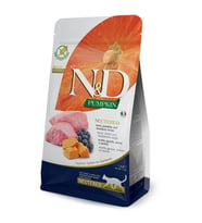 ND Tahılsız Balkabaklı Sterilised Kuzulu Yaban Mersinli Kısır Kedi Maması 1.5 Kg