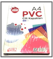 Cilt Kapağı PVC Kapak A4 Siyah - 100 lü