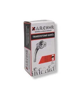Archer Gümüş Kanül-Trakeostomi Kanülü 7/11 numara 