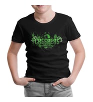 Minecraft - Creepers Siyah Çocuk Tshirt