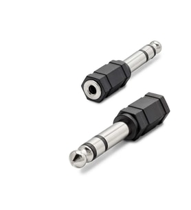 6.5 Mm To 3.5 Mm F Çevirici Enstruman Gitar Siyah HDX1265