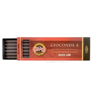 Koh-i-Noor Gioconda Grafit Uç 5.6 x 120mm 6lı 4378 Dark Brown Sepia