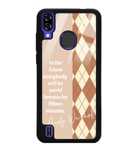 Reeder P13 Blue Uyumlu Andy Ekose Tasarımlı Glossy Telefon Kılıfı