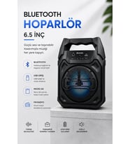 Mikrofonlu Ses Sistemli Usb, Micro Sd, Fm Uzun Pil Ömrü