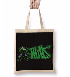 Hulk Personalizada Bez Çanta Uzun Saplı