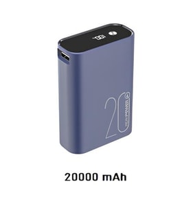 Realpower 20000 mAh Taşınabilir Powerbank MAVİ