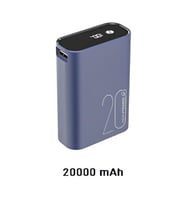 Realpower 20000 mAh Taşınabilir Powerbank MAVİ