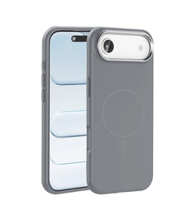 Apple iPhone 17 Air Kılıf M-Safe Şarj Özellikli Metal Kamera Çerçeveli Zore Edi Silikon Kapak