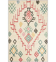 Eliana Home Baskılı, Yıkanabilir Kaymaz Taban Salon Halısı LNA1018 100x150 cm (Bej)
