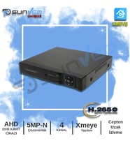 4 KANAL XMEYE 5MP H265+ AHD Dvr Kayıt Cihazı - Hybird IŞIKSIZ