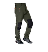 YSF Outdoor Kışlık Haki Polarlı Softshell Unisex Motorcu Pantolonu