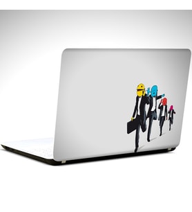 Pacman Laptop Sticker 12 İnch (29X24CM)