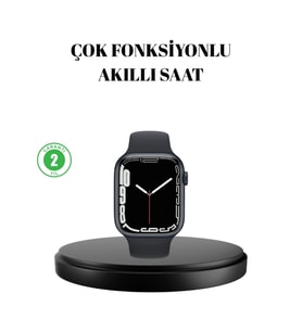 Mey İthalat® 1.9 İnç Akıllı Saat – Bluetooth 5.0, Kablosuz Şarjlı, IP68 Su Geçirmez Akıllı Saat