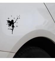 Araba peri Sticker Siyah Renk 20 CM