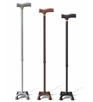 Metal 4 Ayaklı Ayarlanabilir Destek Bastonu - T Saplı Alk5488