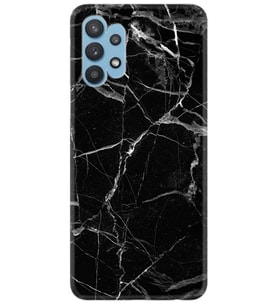 Kılıfland Samsung Galaxy A52 Kılıf Desenli Silikon Resimli Kapak Fragile Black Mermer Kılıf 1378