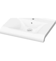 İdevit Hera 80 Cm Dolap Uyumlu Yarım Lavabo (Beyaz)