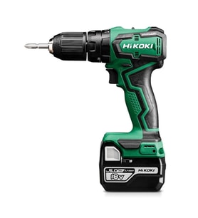 Hikoki DV18DD-5.0 18V/5.0Ah 55Nm Çift Akülü Şarjlı Darbeli Kömürsüz Matkap (Yeşil)