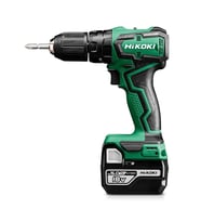 Hikoki DV18DD-5.0 18V/5.0Ah 55Nm Çift Akülü Şarjlı Darbeli Kömürsüz Matkap (Yeşil)