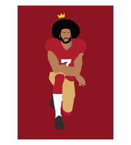 Kaepernick: Dizinizi Çekin Tablo Ahşap Poster Dekoratif