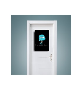 Gumball Kapı Süsü Uyarı Poster Konsept Dekor Tablo (19x28 cm)