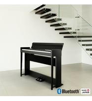 Korg 457 C1 Air Dijital Piyano - Siyah (Üst Segment - Konsol Tipi) 88 Tuş RH3 Çekiç Aksiyonlu Klavye (Made in Japan), Bluetooth Audio, 30 Dahili Ses, Üçlü Pedal Sistemi Ölçüler: 1346 x 347 x 770 mm