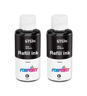 HP Smart Tank 581 All-in-One Uyumlu Forprint GT53XL (Eco100 Plus) Mürekkep (Siyah)