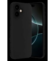 iPhone 17 Nano içi Kadife Silikon - Siyah