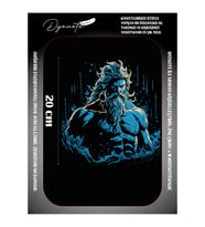 Yunan Tanrısı Poseidon Iron Press Tekstil Ütü İle Yapışan Transfer Baskı Kağıdı DTF BASKI