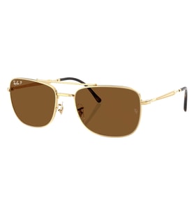 Ray-Ban RB3755 001/57 59 Polarize Erkek Güneş Gözlüğü (Altın)