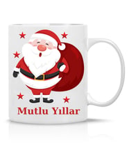 Yılbaşı Tasarım Kişiye Özel Kupa Bardak