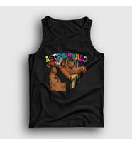 Presmono Unisex Siyah Hug Astroworld Travis Scott Atlet 42629tt