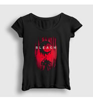 Presmono Kadın Siyah Las Noches Anime Bleach T-Shirt 127987tt
