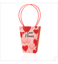 Love Baskılı Karton Hediye Çantası  15×13,5×9,5 cm