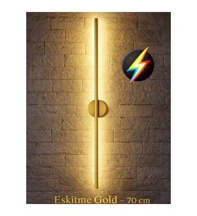 Modern Dekoratif Led Duvar Aplik 70 Cm Günışığı ESKİTME 1 Adet (ELEKTİRİKLİ) Pilli Değildir.