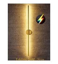 Modern Dekoratif Led Duvar Aplik 70 Cm Günışığı ESKİTME 1 Adet (ELEKTİRİKLİ) Pilli Değildir.