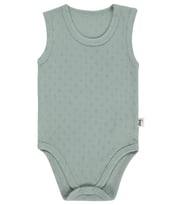 Civil Baby Jakarlı 3-36 Ay Çıtçıtlı Badi - Kahve