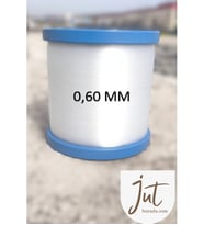 J JÜTBURADA CLASSIC 1 KG BEYAZ BOBİN MİSİNA 0,60 MM