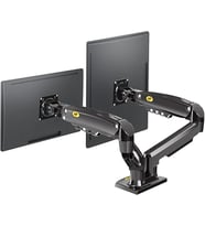 North Bayou Nb F160 17-27" Çift Kol 2-9 kg Amortisörlü Monitör Standı
