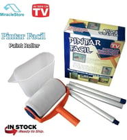 Pintar Facil Pratik Damlatmayan Boya Rulosu Ve Fırçası