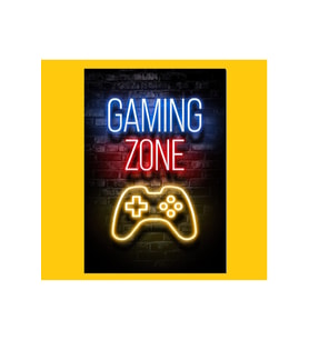 Ahsap Poster Gaming Zone