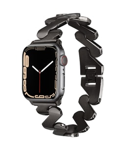 Lexroo Watch Ultra 49mm Kordon KRD-80 Metal Strap Kayış - Siyah