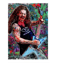 35cmX50cm Ahşap Tablo Dimebag Darrell Pantera